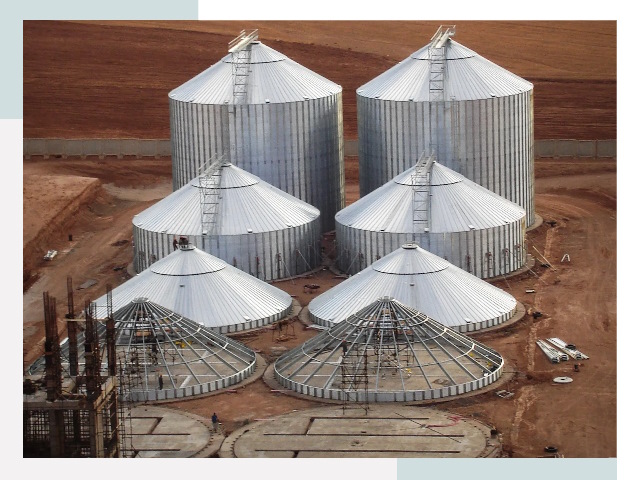 Строительство зерновых силосов в Тамбове