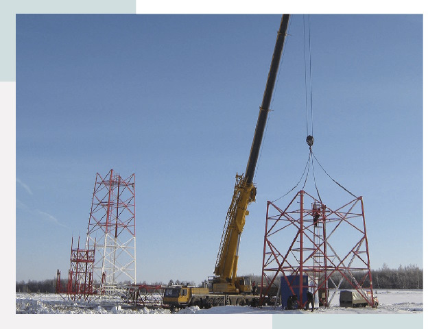 Монтаж вышек связи в Тамбове