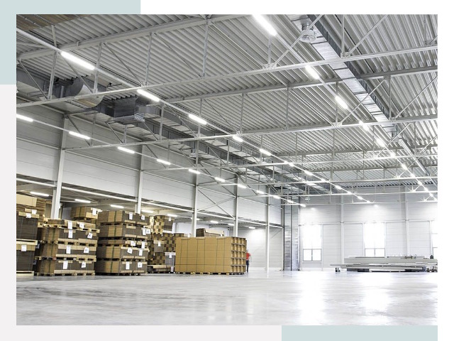 Освещение ангаров в Тамбове