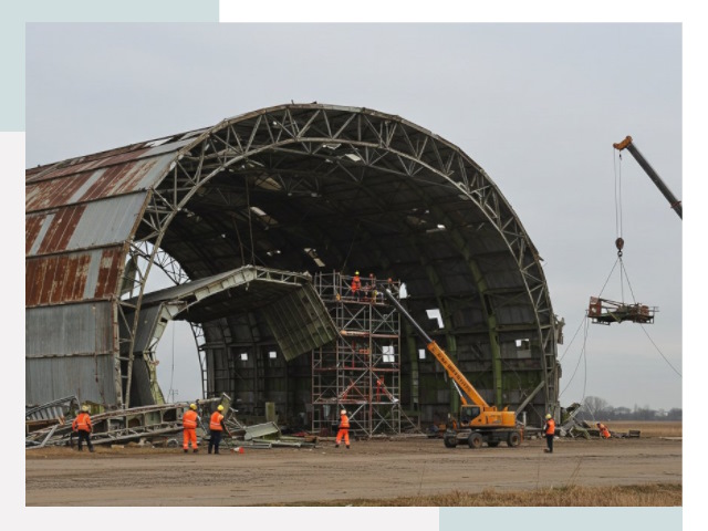 Демонтаж ангаров в Тамбове